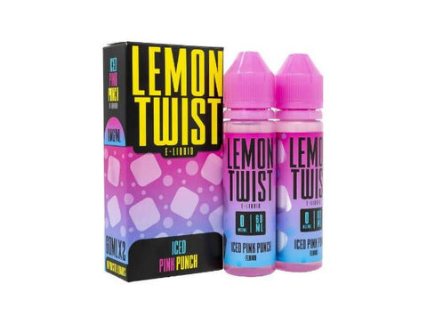 Pink 0 Lemon Twist E Liquid Iced Pink Punch Lemonade 120ml E Juice