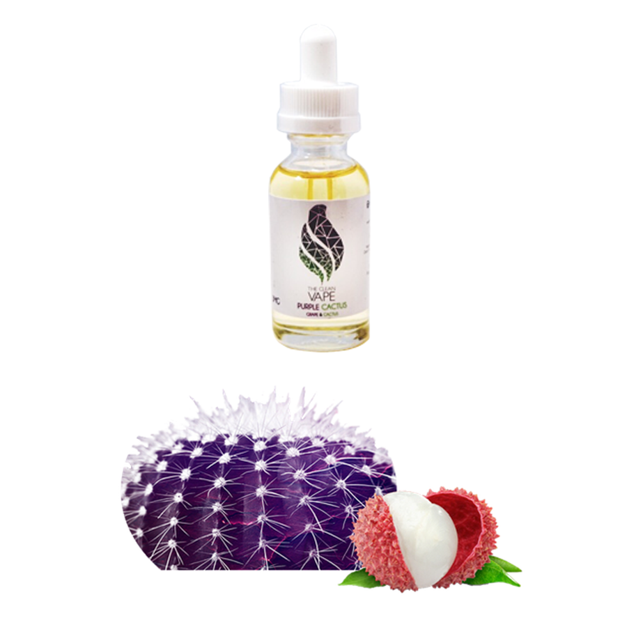 Purple Cactus 30ml E Liquid by The Clean Vape