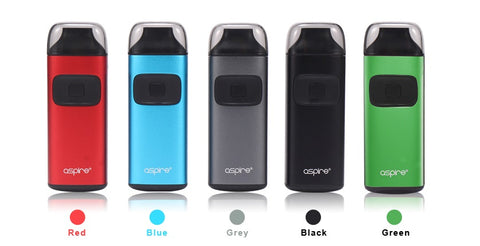 Aspire Breeze All In One AIO Starter Kit Black Blue Red Gray Green