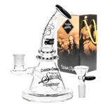 Cheech and Chong Strawberry Glass Water Pipe Dab Rig Famous Brandz