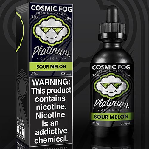 Sour Melon Cosmic Fog Platinum E Juice Premium E Liquid