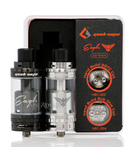 GeekVape Eagle Top Airflow 6ml Tank with Hand Built Coils