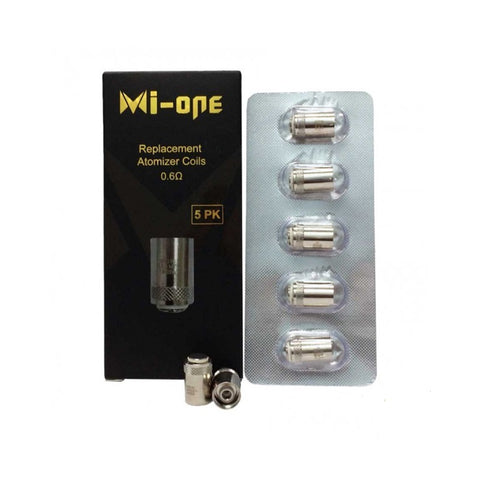 Mi One Replacement Atomizer Coils 0.6 Ohm 5 Pack Smoking Vapor