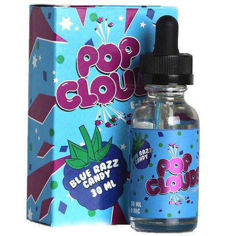 Pop Clouds Blue Razz Candy E Liquid 30ml 60ml 120ml E Juice