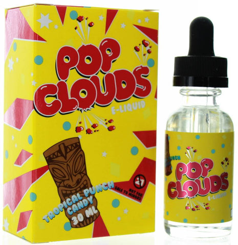 Pop Clouds Tropical Punch Candy E Liquid 30ml 60ml E Juice