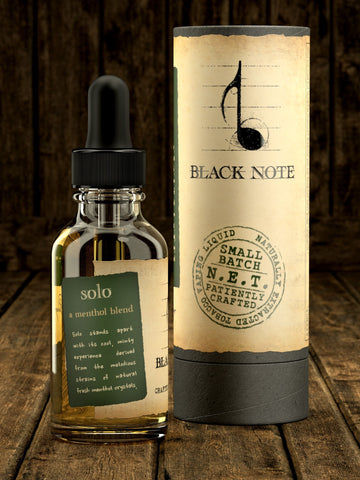 Black Note Solo A Menthol Blend 30ml E Liquid