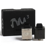 Twisted Messes Cubed RDA Atomizer Designed by Aria Build and Twisted Messes
