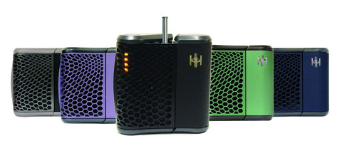 Haze V3 Dual Chamber Vaporizer Black Gray Green Blue and Purple